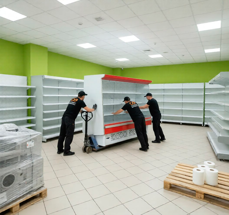 Переезд магазина в Братске